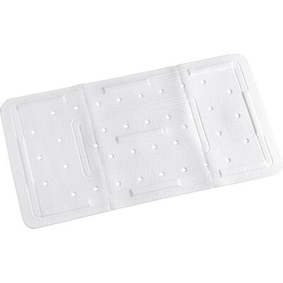 Wenko Weiße Badematte Ida - Rutschfest, 70,5x36,5 cm, Rechteck Wenko Weiße Badematte Ida - Rutschfest, 70,5x36,5 cm, Rechteck