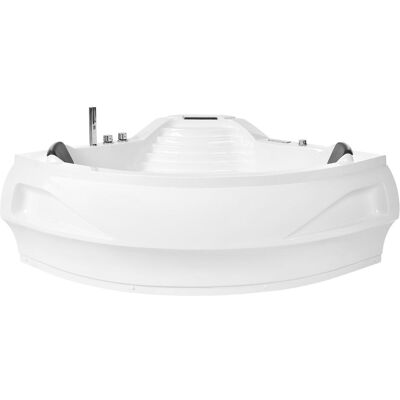 Beliani - Monaco Eckbadewanne aus Acryl mit LED & Bluetooth - 210x145 cm Beliani - Monaco Eckbadewanne aus Acryl mit LED & Bluetooth - 210x145 cm