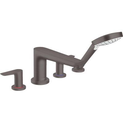 Hansgrohe - Talis E Mischbatterie 4-Loch - Schwarz gebürstet Hansgrohe - Talis E Mischbatterie 4-Loch - Schwarz gebürstet