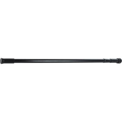 MSV, Duschvorhangstange, Duschstange Aluminium Glänzend schwarz 110 -200 cm MSV, Duschvorhangstange, Duschstange Aluminium Glänzend schwarz 110 -200 cm