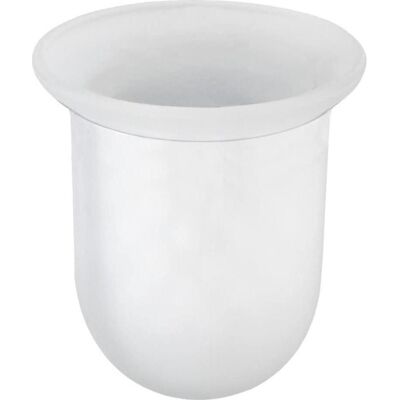 Wenko Weißes Glas WC-Bürstenhalter - Badezimmerzubehör Wenko Weißes Glas WC-Bürstenhalter - Badezimmerzubehör