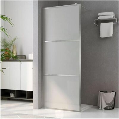 vidaXL Mattglas Walk-in Duschwand - Badezimmerabtrennung 80x195cm vidaXL Mattglas Walk-in Duschwand - Badezimmerabtrennung 80x195cm
