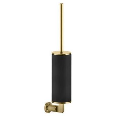 Gessi Inciso Wandmontierte Toilettenbürstengarnitur - Messing gebürstet Gessi Inciso Wandmontierte Toilettenbürstengarnitur - Messing gebürstet