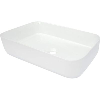 Deante Arbeitsplatte Keramik Waschbecken - Keramik, 500mm, 120mm, Weiß Deante Arbeitsplatte Keramik Waschbecken - Keramik, 500mm, 120mm, Weiß