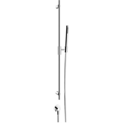 Gessi, Duschbrause, Ingranaggio Magnetische Gleitschiene 800mm mit Wandanschlussbogen 1/2, Antikalk-Handbrause und Gessi, Duschbrause, Ingranaggio Magnetische Gleitschiene 800mm mit Wandanschlussbogen 1/2, Antikalk-Handbrause und