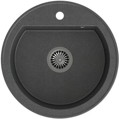 Steiner, Waschbecken, CUBA 210 Steingran black granite sink, 1 bowl b Steiner, Waschbecken, CUBA 210 Steingran black granite sink, 1 bowl b