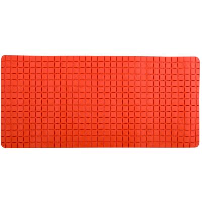 MSV Quadro Rutschfeste Badmatte 36x76cm - Orange MSV Quadro Rutschfeste Badmatte 36x76cm - Orange