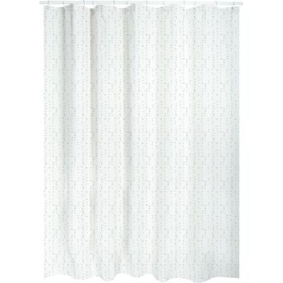 Spirella 240x180cm Weiße Perleffekt Polyester Duschvorhang - Badzubehör Spirella 240x180cm Weiße Perleffekt Polyester Duschvorhang - Badzubehör