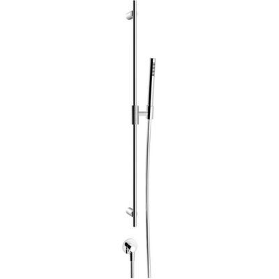 Gessi, Duscharmatur + Badewannenarmatur, Anello Magnetische Gleitschiene 800mm mit Wandanschlussbogen 1/2, Antikalk-Handbrause und Schl Gessi, Duscharmatur + Badewannenarmatur, Anello Magnetische Gleitschiene 800mm mit Wandanschlussbogen 1/2, Antikalk-Handbrause und Schl