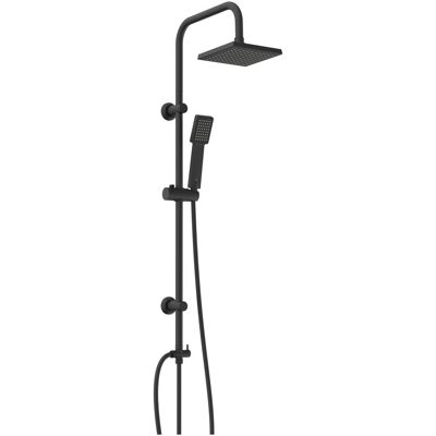 Eisl, Duschbrause, Regendusche Bad EASY ENERGY Überkopfbrause-Set Schwarz matt Duschsystem Regenbrause DX12004BL-A Eisl, Duschbrause, Regendusche Bad EASY ENERGY Überkopfbrause-Set Schwarz matt Duschsystem Regenbrause DX12004BL-A