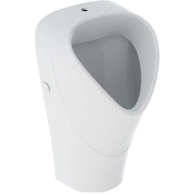 Geberit Wandhängiges Weißes Urinal - Trigonal, Oben Zulauf, Hinten Abgang - 501675008 Geberit Wandhängiges Weißes Urinal - Trigonal, Oben Zulauf, Hinten Abgang - 501675008