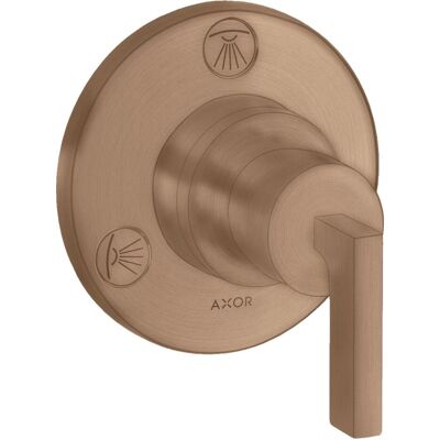 Hansgrohe - Axor Citterio Trio - Brushed Red Gold - Ventil Hansgrohe - Axor Citterio Trio - Brushed Red Gold - Ventil