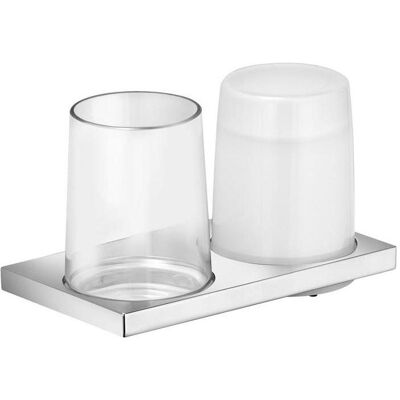 Keuco Edition 11 Dispenser-Set - Kristallglas und Bronze Keuco Edition 11 Dispenser-Set - Kristallglas und Bronze