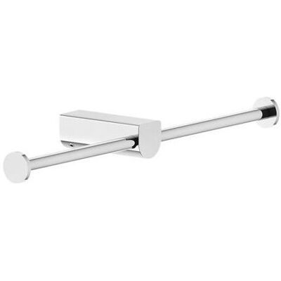 Gessi, Toilettenpapierhalter, Rilievo, Doppel-WC-Papierrollenhalter, Wandmontage, 59415 Gessi, Toilettenpapierhalter, Rilievo, Doppel-WC-Papierrollenhalter, Wandmontage, 59415