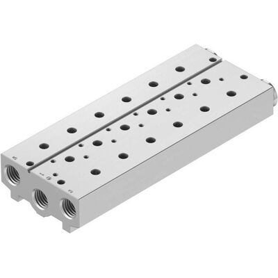 Festo, Rohrverbindungstechnik, Blocco di collegamento 8026265 VABM-B10-25S-G38-6 Festo, Rohrverbindungstechnik, Blocco di collegamento 8026265 VABM-B10-25S-G38-6