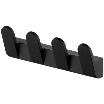 Bisk - Quad Hook - Schwarz - Pulverbeschichtetes Zamak - Wall Hanger Bisk - Quad Hook - Schwarz - Pulverbeschichtetes Zamak - Wall Hanger
