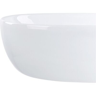 Beliani Omoa Weiße ovale Keramik-Badewanne - Klassisch, Modern Beliani Omoa Weiße ovale Keramik-Badewanne - Klassisch, Modern