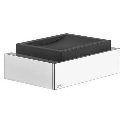 Gessi, Duscharmatur + Badewannenarmatur, Rettangolo Accessoires Seifenhalter zur Wandmontage, Schale schwarz, 20802 Gessi, Duscharmatur + Badewannenarmatur, Rettangolo Accessoires Seifenhalter zur Wandmontage, Schale schwarz, 20802