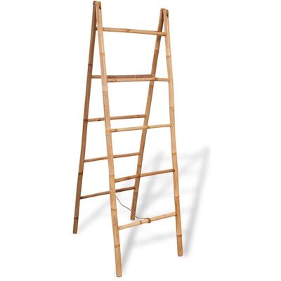 vidaXL Doppel-Handtuchleiter - Bambus 50 x 160 cm - Braun vidaXL Doppel-Handtuchleiter - Bambus 50 x 160 cm - Braun