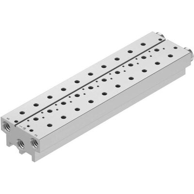 Festo, Rohrverbindungstechnik, Blocco di collegamento 576425 VABM-B10-20S-G14-10 Festo, Rohrverbindungstechnik, Blocco di collegamento 576425 VABM-B10-20S-G14-10