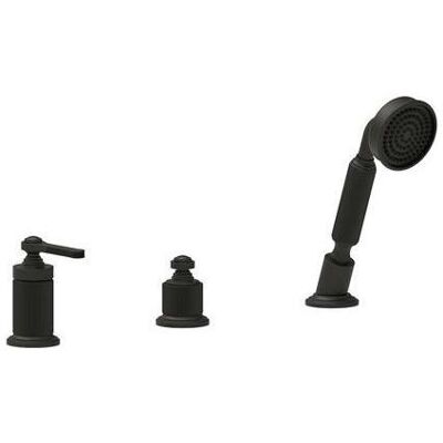 Gessi Venti20 3-Loch-Wannenarmatur - mit Umsteller, Schlauch & Handbrause Gessi Venti20 3-Loch-Wannenarmatur - mit Umsteller, Schlauch & Handbrause