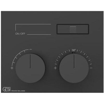 Gessi - HI-FI - Messing Antik - 1 Ausgang - Unterputz-Thermostat Gessi - HI-FI - Messing Antik - 1 Ausgang - Unterputz-Thermostat
