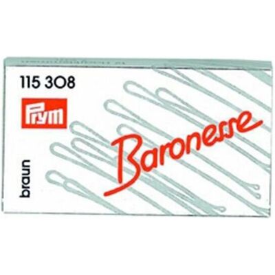 Baronesse, Haarklammer + Haarclips, Klemmen 120er Box 4cm braun BA (12 Stk.) Baronesse, Haarklammer + Haarclips, Klemmen 120er Box 4cm braun BA (12 Stk.)