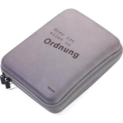 Troika ALLES IN ORDNUNG Organizer-Etui mit Reissverschluss grau/schwarz, Reisezubehör, Schwarz, Grau Troika ALLES IN ORDNUNG Organizer-Etui mit Reissverschluss grau/schwarz, Reisezubehör, Schwarz, Grau