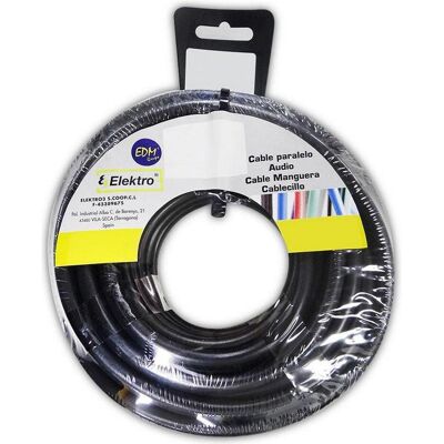 EDM Modell 28601 Flexibles 6mm Schwarzes Kabel 25m - Kabel EDM Modell 28601 Flexibles 6mm Schwarzes Kabel 25m - Kabel
