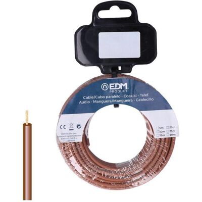 EDM 28407 Braun 1,5mm 10m Kabel - Kabel EDM 28407 Braun 1,5mm 10m Kabel - Kabel