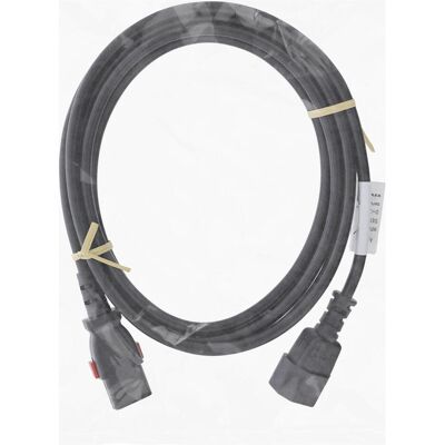 InLine, Verlängerungskabel, Kaltgeräteverlängerung, C13 verriegelbar auf C14, schwarz, 5m (5 m, IEC 60906-1) InLine, Verlängerungskabel, Kaltgeräteverlängerung, C13 verriegelbar auf C14, schwarz, 5m (5 m, IEC 60906-1)