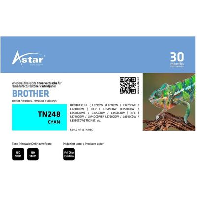 Astar Toner, AS20497 BROTHER TN248C HL Toner (C) Astar Toner, AS20497 BROTHER TN248C HL Toner (C)