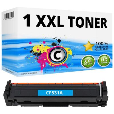 Druckfuxx, Toner, 1x TONER KARTUSCHE 205A CF531A für HP LaserJet M154 Pro MFP M180 M181 Cyan Druckfuxx, Toner, 1x TONER KARTUSCHE 205A CF531A für HP LaserJet M154 Pro MFP M180 M181 Cyan