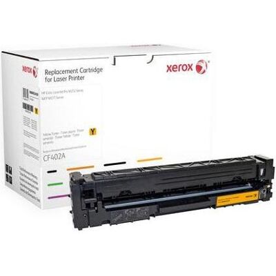 Xerox Toner, Yellow toner cartridge. Equivalent to HP CF402A. Compatible with HP Colour LaserJet Pro M252 (Y) Xerox Toner, Yellow toner cartridge. Equivalent to HP CF402A. Compatible with HP Colour LaserJet Pro M252 (Y)