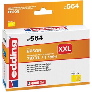 Edding Gelb Tintenpatrone - Kompatibel mit Epson 78XXL - Druckerpatrone Edding Gelb Tintenpatrone - Kompatibel mit Epson 78XXL - Druckerpatrone