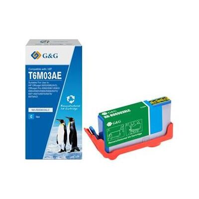 G&G, Druckerpatrone, kompatibel Ink mit T6M03AE, HP 903XL, NH-R00903XLC, cyan, 825S (C) G&G, Druckerpatrone, kompatibel Ink mit T6M03AE, HP 903XL, NH-R00903XLC, cyan, 825S (C)