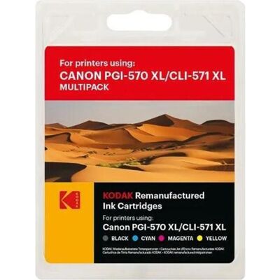 Kodak Kodak Supplies 185C057168 - Druckerpatrone für Canon MG5750, Mehrfarben - CMYK, 22ml/11ml Kodak Kodak Supplies 185C057168 - Druckerpatrone für Canon MG5750, Mehrfarben - CMYK, 22ml/11ml