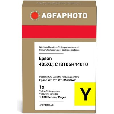 Agfaphoto, Druckerpatrone, kompatibel mit Epson 405 (Y) Agfaphoto, Druckerpatrone, kompatibel mit Epson 405 (Y)