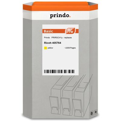 Prindo, Druckerpatrone, kompatibel mit Ricoh 405764 (Y) Prindo, Druckerpatrone, kompatibel mit Ricoh 405764 (Y)