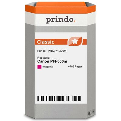 Prindo, Druckerpatrone, kompatibel mit Canon PFI-300m (M) Prindo, Druckerpatrone, kompatibel mit Canon PFI-300m (M)