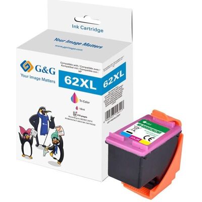 G&G, Druckerpatrone, Tintenpatrone kompatibel mit HP 62XL/ C2P07AN Color G&G, Druckerpatrone, Tintenpatrone kompatibel mit HP 62XL/ C2P07AN Color
