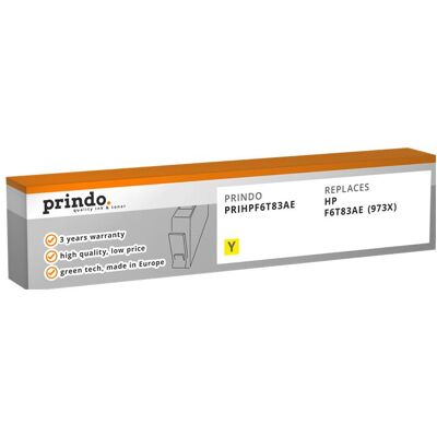 Prindo, Druckerpatrone, kompatibel mit HP 973X (Y) Prindo, Druckerpatrone, kompatibel mit HP 973X (Y)