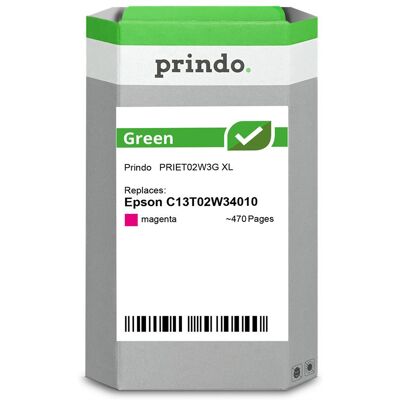 Prindo, Druckerpatrone, kompatibel mit Epson 502XL (M) Prindo, Druckerpatrone, kompatibel mit Epson 502XL (M)