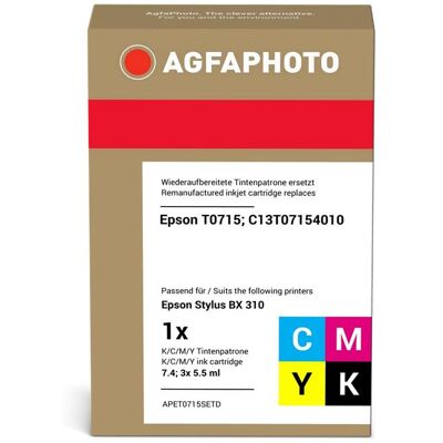 AGFAPHOTO, Druckerpatrone, kompatibel mit T0715 AGFAPHOTO, Druckerpatrone, kompatibel mit T0715