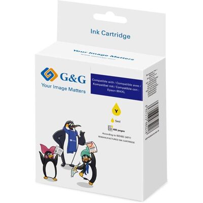 G&G, Druckerpatrone, Tintenpatrone kompatibel Epson 604XL - Gelb (Y) G&G, Druckerpatrone, Tintenpatrone kompatibel Epson 604XL - Gelb (Y)