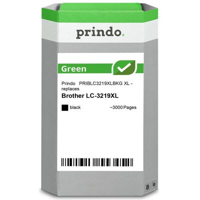Prindo, Druckerpatrone, kompatibel mit Brother LC3219XLBK (BK) Prindo, Druckerpatrone, kompatibel mit Brother LC3219XLBK (BK)