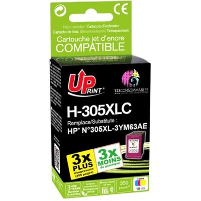 UPRINT 305XL Farb-Tintenpatrone - Hohe Kapazität, kompatibel mit HP Deskjet & Envy UPRINT 305XL Farb-Tintenpatrone - Hohe Kapazität, kompatibel mit HP Deskjet & Envy