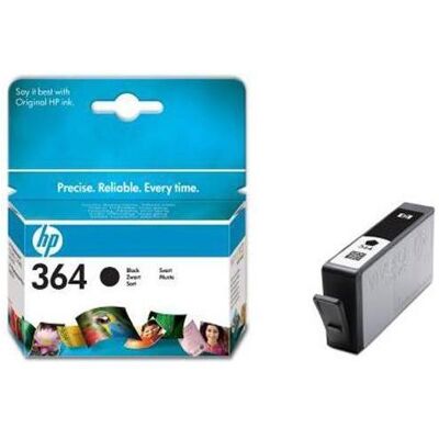 HP 364 Schwarz Tintenpatrone - Original - für Deskjet & Photosmart HP 364 Schwarz Tintenpatrone - Original - für Deskjet & Photosmart