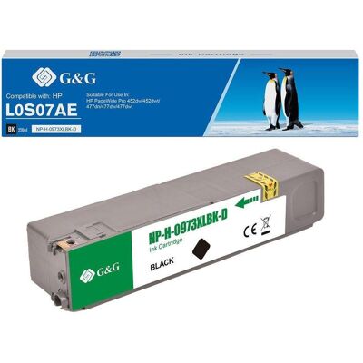 G&G, Druckerpatrone, Tintenpatrone, Schwarz, Kompatibel mit HP 973XL G&G, Druckerpatrone, Tintenpatrone, Schwarz, Kompatibel mit HP 973XL