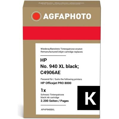 Agfaphoto, Druckerpatrone, Aphp940bxl (BK) Agfaphoto, Druckerpatrone, Aphp940bxl (BK)
